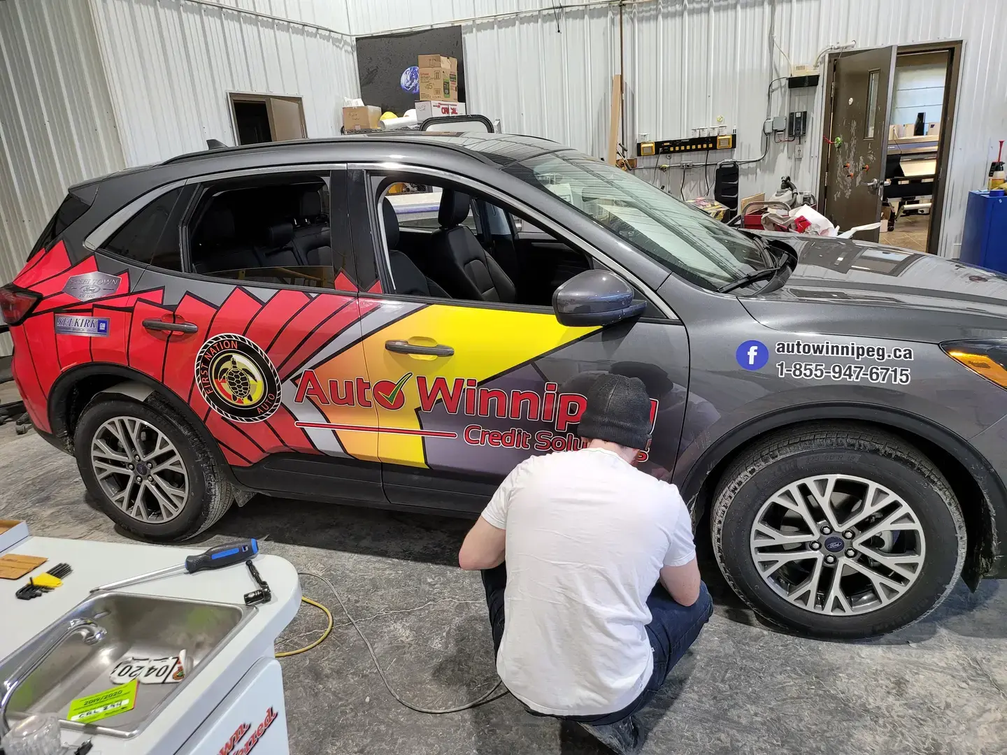 Signage and display graphics by Shark Bait Auto Graphics